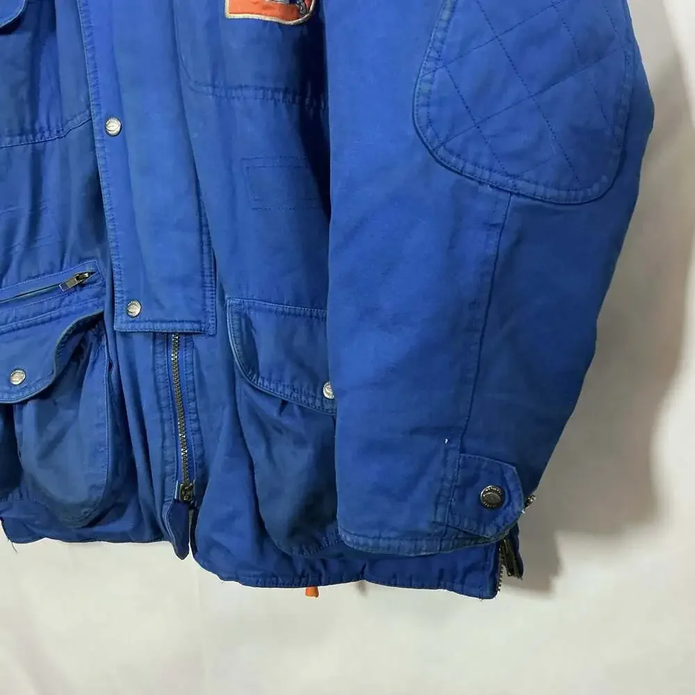 Vintage Denver Broncos NFL Stadium Coat Jacket Blue Men's Large